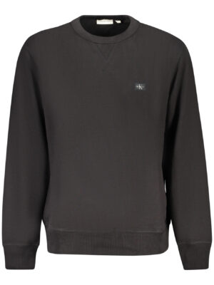 SUDADERA NEGRA CON CREMALLERA PARA HOMBRE DE CALVIN KLEIN