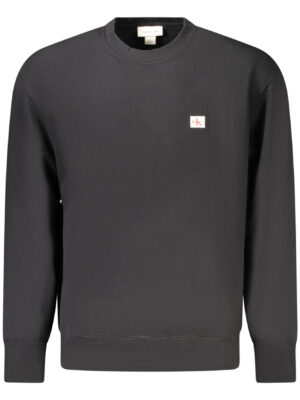 SUDADERA NEGRA CON CREMALLERA PARA HOMBRE DE CALVIN KLEIN