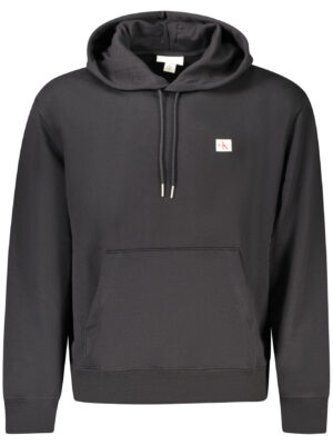 SUDADERA NEGRA CON CREMALLERA PARA HOMBRE DE CALVIN KLEIN
