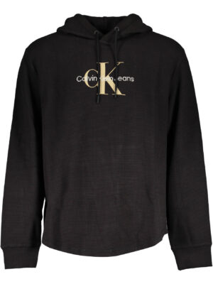 SUDADERA CALVIN KLEIN SIN CREMALLERA NEGRO HOMBRE