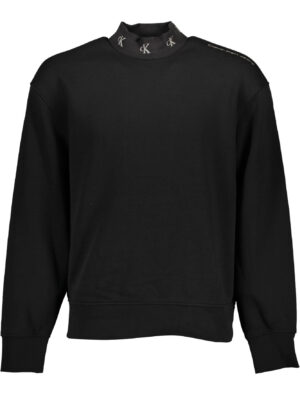 SUDADERA CALVIN KLEIN SIN CREMALLERA NEGRO HOMBRE