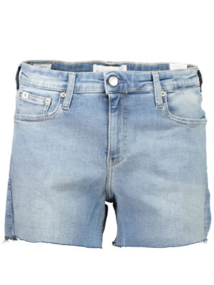 CALVIN KLEIN JEANS CORTO MUJER AZUL CLARO