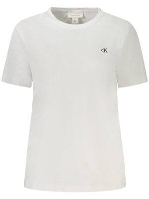 CAMISETA DE MANGA CORTA CALVIN KLEIN MUJER BLANCA