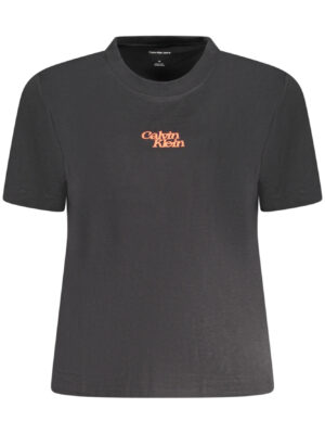 CAMISETA DE MANGA CORTA CALVIN KLEIN MUJER NEGRA