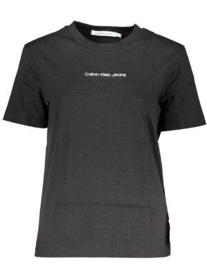 CAMISETA DE MANGA CORTA CALVIN KLEIN MUJER NEGRA