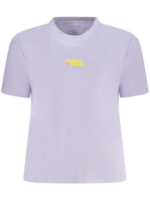 CAMISETA DE MANGA CORTA DE MUJER CALVIN KLEIN MORADA
