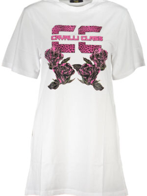 VESTIDO CORTO CAVALLI CLASS MUJER BLANCO