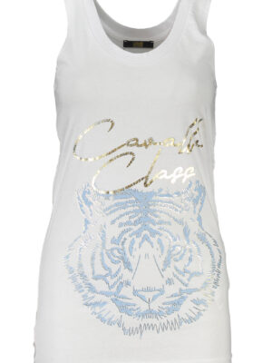 CAMISETA DE TIRANTES MUJER CAVALLI CLASS BLANCA