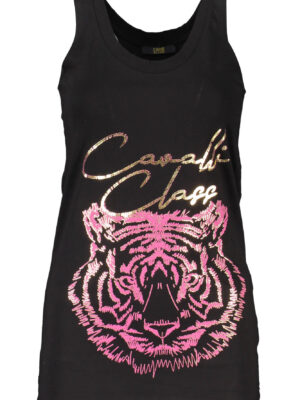 CAMISETA DE TIRANTES MUJER CAVALLI CLASS NEGRA