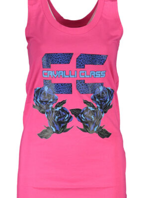 CAMISETA DE TIRANTES ROSA DE MUJER CAVALLI CLASS