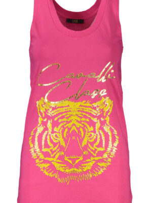CAMISETA DE TIRANTES ROSA DE MUJER CAVALLI CLASS