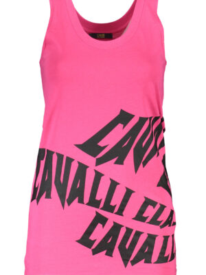CAMISETA DE TIRANTES ROSA DE MUJER CAVALLI CLASS
