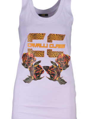 CAMISETA DE TIRANTES MORADA PARA MUJER DE LA CLASE CAVALLI