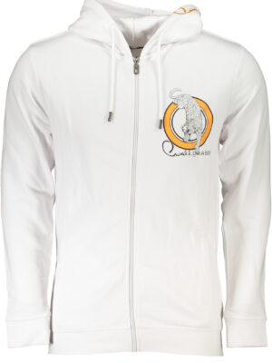 SUDADERA HOMBRE CREMALLERA BLANCA CAVALLI CLASS
