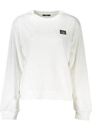 SUDADERA CAVALLI CLASS SIN CREMALLERA MUJER BLANCO