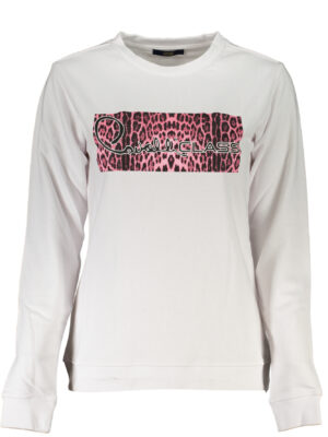 SUDADERA MUJER BLANCA CAVALLI CLASS SIN CREMALLERA
