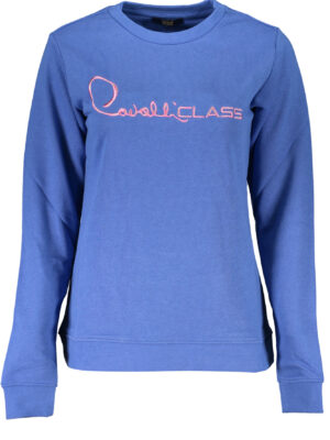 SUDADERA MUJER SIN CREMALLERA CAVALLI CLASS AZUL