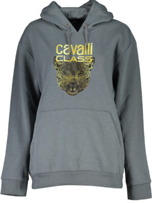 SUDADERA GRIS SIN CREMALLERA CAVALLI CLASS MUJER