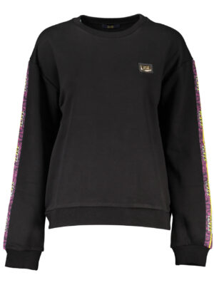 SUDADERA CAVALLI CLASS SIN CREMALLERA MUJER NEGRA