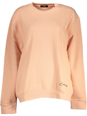 SUDADERA MUJER CAVALLI CLASS ROSA SIN CREMALLERA