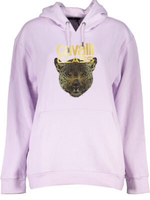 SUDADERA MUJER CAVALLI CLASS SIN CREMALLERA MORADO