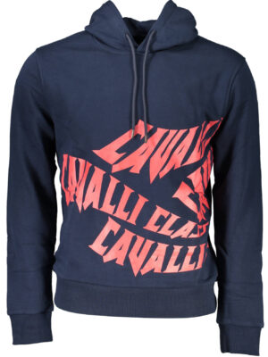 SUDADERA CAVALLI CLASS SIN CREMALLERA HOMBRE AZUL