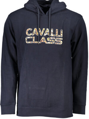 SUDADERA CAVALLI CLASS HOMBRE AZUL SIN CREMALLERA