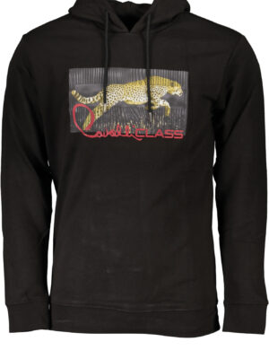 SUDADERA HOMBRE CAVALLI CLASS NEGRA CREMALLERA