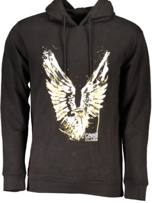 SUDADERA HOMBRE CAVALLI CLASS NEGRA CREMALLERA