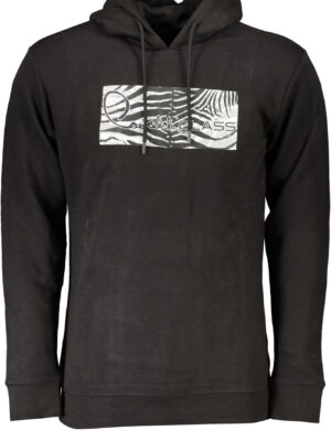 SUDADERA HOMBRE CAVALLI CLASS NEGRA CREMALLERA