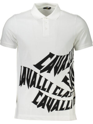 CAVALLI CLASS POLO MANGA CORTA HOMBRE BLANCO