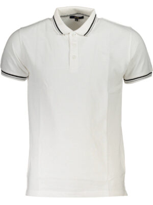 POLO CAVALLI CLASS MANGA CORTA HOMBRE BLANCO