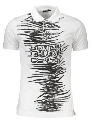 POLO CAVALLI CLASS MANGA CORTA HOMBRE BLANCO