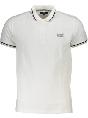POLO CAVALLI CLASS MANGA CORTA HOMBRE BLANCO