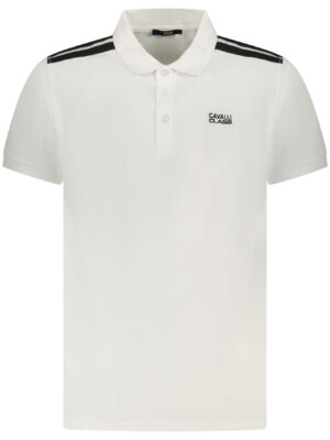 POLO CAVALLI CLASS MANGA CORTA HOMBRE BLANCO