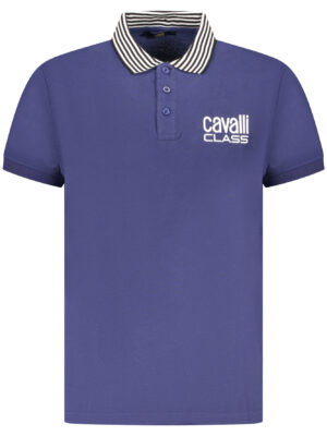 CAVALLI CLASS POLO MANGA CORTA HOMBRE AZUL