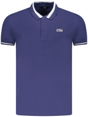 CAVALLI CLASS POLO MANGA CORTA HOMBRE AZUL
