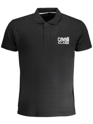 POLO MANGA CORTA HOMBRE CAVALLI CLASS NEGRO