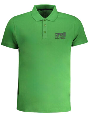 POLO MANGA CORTA HOMBRE CAVALLI CLASS VERDE