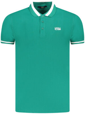 CAVALLI CLASS POLO MANGA CORTA HOMBRE VERDE