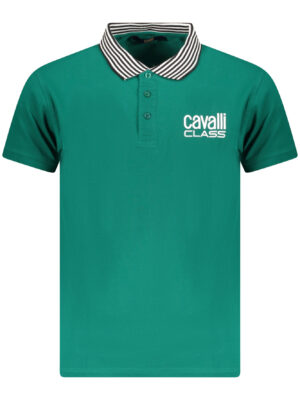CAVALLI CLASS POLO MANGA CORTA HOMBRE VERDE