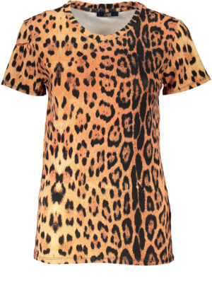 CAMISETA MANGA CORTA MUJER CAVALLI CLASS NARANJA