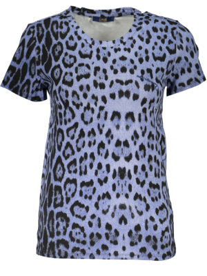 CAMISETA MANGA CORTA MUJER CAVALLI CLASS AZUL