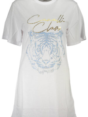 CAMISETA DE MANGA CORTA CAVALLI CLASS MUJER BLANCA