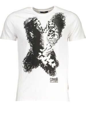 CAVALLI CLASS CAMISETA MANGA CORTA HOMBRE BLANCO
