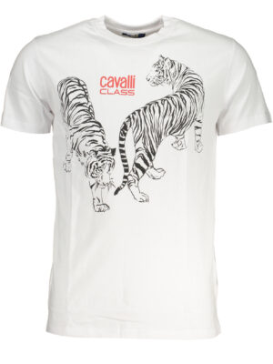 CAVALLI CLASS CAMISETA MANGA CORTA HOMBRE BLANCO