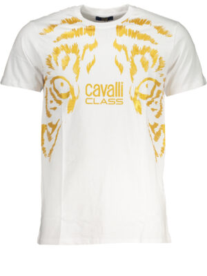 CAVALLI CLASS CAMISETA MANGA CORTA HOMBRE BLANCO