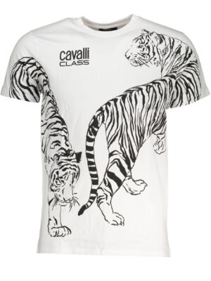 CAVALLI CLASS CAMISETA MANGA CORTA HOMBRE BLANCO