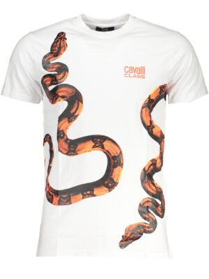 CAVALLI CLASS CAMISETA MANGA CORTA HOMBRE BLANCO
