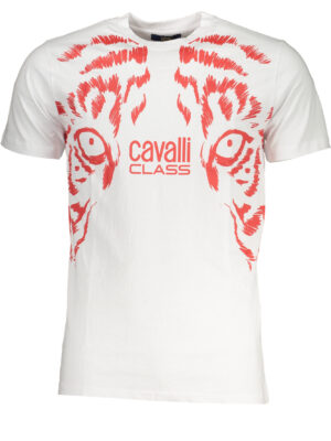 CAVALLI CLASS CAMISETA MANGA CORTA HOMBRE BLANCO